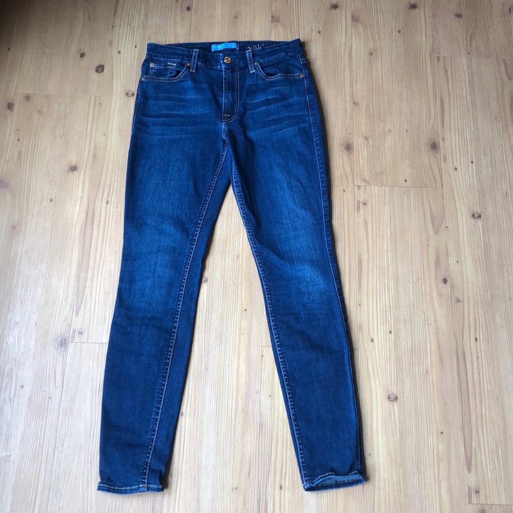 7 for all mankind b(air) skinny jeans